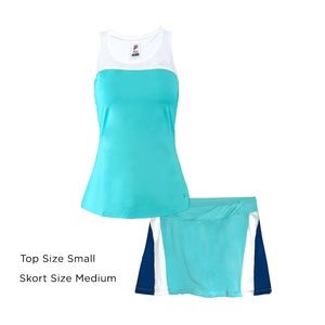 Fila Tennis Pickleball Acqua Sole Skort and Top Outfit Read description for Size
